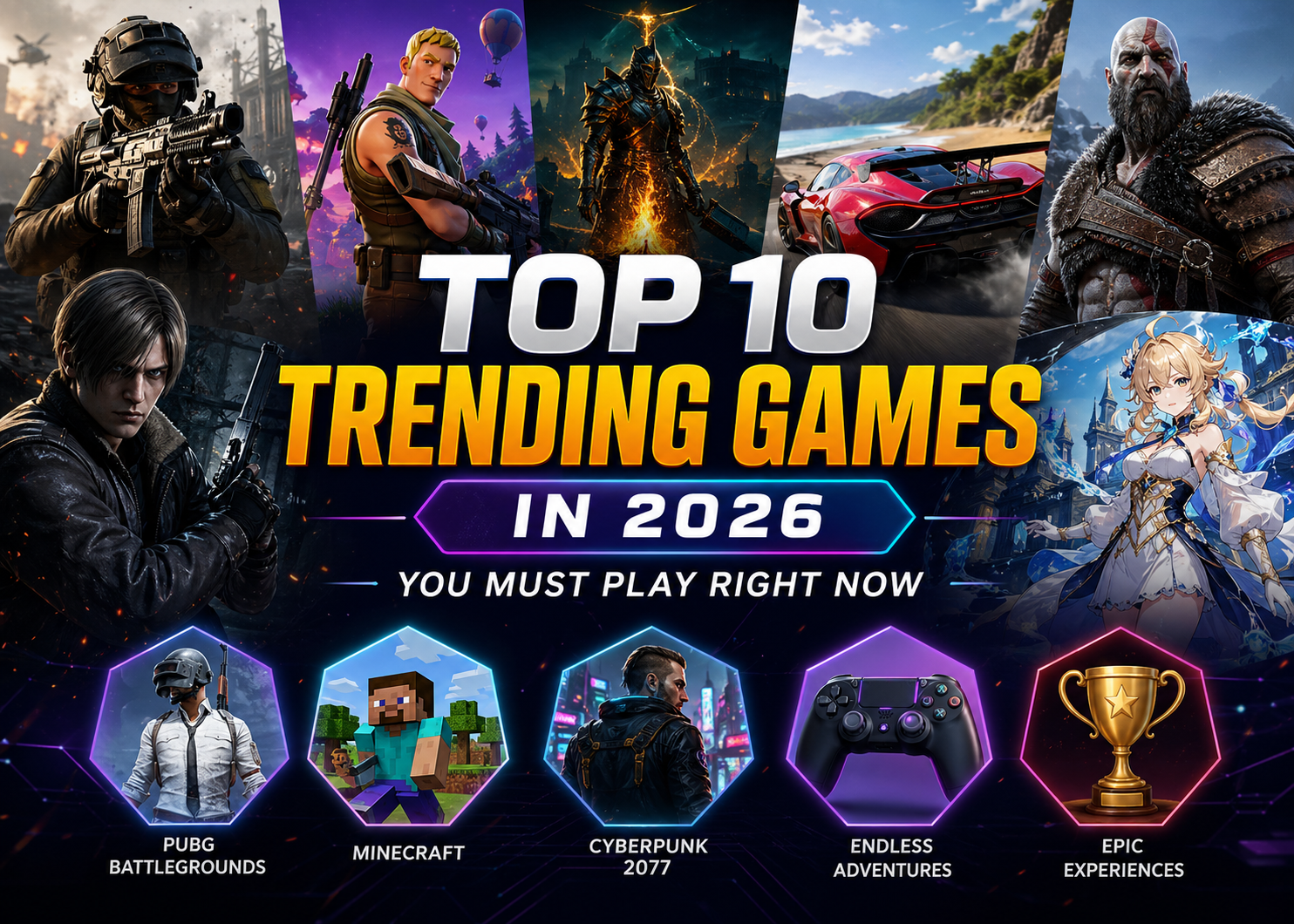 Top 10 Trending Games in 2026 You Must Play Right Now